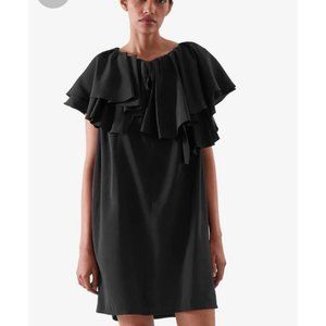 COD Ruffled Tunic Dress Black Size 10
